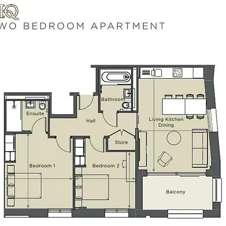 Luxury 2 Bedroom With Private Parking *